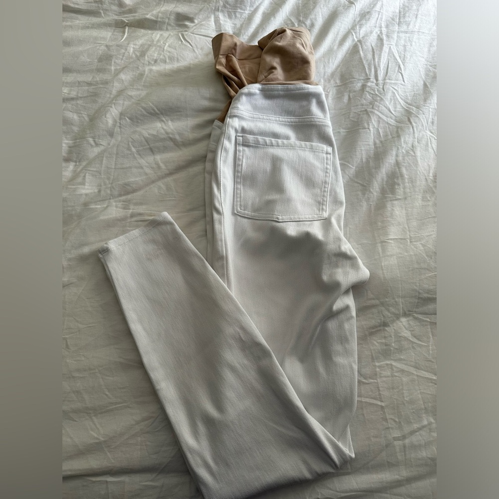 SPANX Maternity White Skinny Jeans
